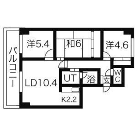 サントアリオ・デ大谷地の物件間取画像